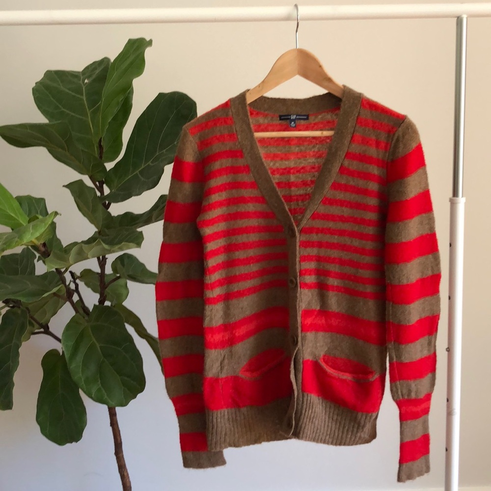 GAP retro inspired striped cardigan
